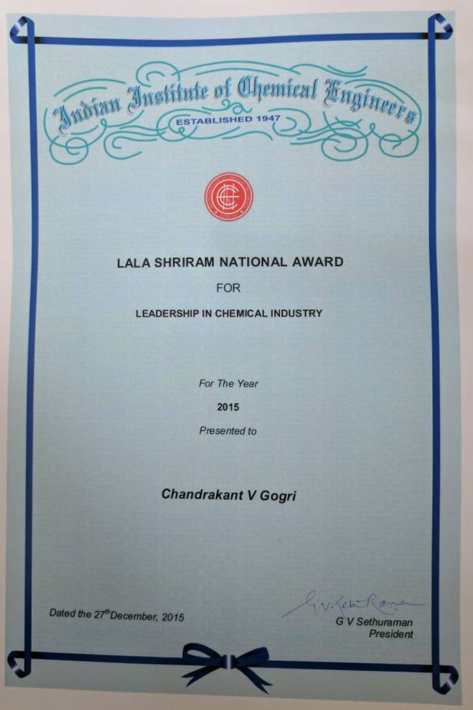 Lala Shriram Award